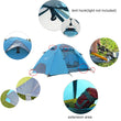 Desert&Fox 3 Season Lightweight Tent Outdoor Camping Hiking Tents with Carry Bag 2-3 Person Double Layer Backpack Compact Tent