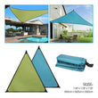 UV Block Shade Sail Shelter Awning fabric Waterproof Sunshade cloth canopy outdoor Sunscreen Patio Garden balcony