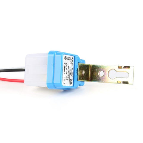 Light Sensor Switch, DC 220V 10A Auto On Off Photocell Light Switch Photoswitch Light Sensor Switch Household Switch Accessories