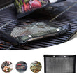 1pc Reusable Non-stick BBQ Grill Mesh Bag Barbecue Baking Isolation Pad Outdoor Picnic Camping BBQ Kitchen Tools