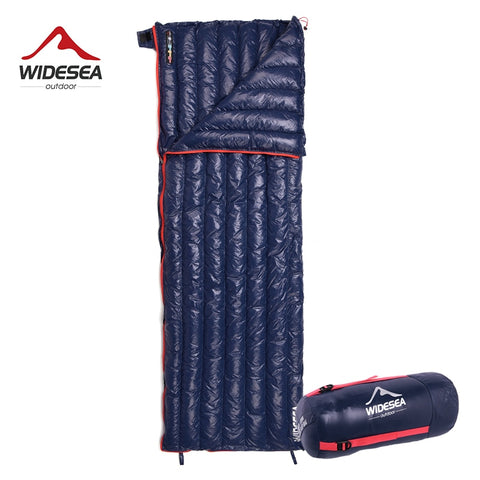 Widesea Camping Ultralight Sleeping Bag Down Waterproof Lazy Bag Portable Storage Compression Slumber Bag Travel Sundries Bag