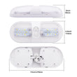 12V 24/48 LED Dome Light Ceiling Lamp with Switch Caravan Accessories for RV Marine Boat Yacht Camping Car Motorhome Trailer