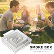 New Stainless Smoke Generator For BBQ Grill Or Smoker Wood Dust Hot And Cold Smoking Salmon Bacon Meat Burn Bbq Tools