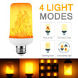 E14 E27 4 mode Flame effect decorative bulbs LED dynamic flame light Creative corn bulb Flame simulation effect Night lighting