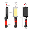 Portable Lantern Flashlight Power By 2*18650 Battery LED COB Magnetic Work Lighting Linternas for Camping Night Fishing Lamp