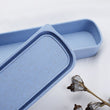 Portable Eco-Friendly Wheat Straw Cutlery Camping Picnic Box Dishware Kitchen Utensils Case