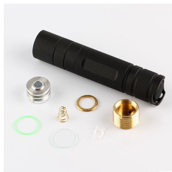 DIY Flashlight Host For Convoy Aluminum Alloy Suitable for S2+ Black LED Flashlight Shell Host Camping Torch Hunting Accessories