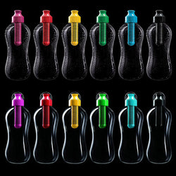 Outdoor Camping Plastic PE Hydration Filtered Water Bottles Travel Plastic Water Bottles BPA Free Gym Filtered Drinking KC1114