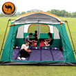 The Camel Outdoor 6/7/8/9/10-12 People Camping 4 Season Tent Outing Two Bedroom Tent Big Space High Quality Camping Tent Carpas