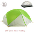 Naturehike Mongar 2 Persons Camping Tent 20D Nylon Fabic Double Layer Waterproof Tent for 3 Seasons NH17T007-M