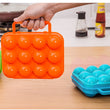 Portable Plastic 6/12 Eggs Storage Box Crisper Outdoor picnic portable plastic Egg box Case Folding Basket Portable Carry