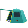 UV Hexagonal S Size Aluminum Pole Automatic Outdoor Camping Wild Big Tent 3-4persons Awning Garden Pergola 245*245*165CM