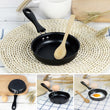 12cm Cute Breakfast Omelette Mini Portable Pot Frying Pan Kitchen Supplies Home Non Stick Long Handle Anti-scratch Coating