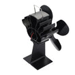 4-Blade Heat Powered Stove Fan for Wood / Log Burner/Fireplace - Eco Heater Tool Winter Warm Heater