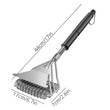 Kitchen Accessories BBQ Grill Barbecue Kit Cleaning Brush Stainless Steel Cooking Tools Wire Bristles Triangle Cleaning Brushes