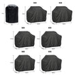 BBQ Grill Cover 7 Sizes Black Outdoor Waterproof Barbeque Cover Anti-Dust Protector For Gas Charcoal Electric Barbecue Grill