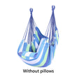 Camping Hammock Portable Swing Chair Hanging Rope Chair Swing Chair Seat for Adults Kids Garden Thickened Hammock Indoor Outdoor