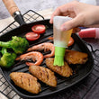 1Pc Portable Silicone Oil Bottle with Brush Grill Oil Brushes with Cover Liquid Oil Pastry Kitchen Bake BBQ Brush Kitchen Tools