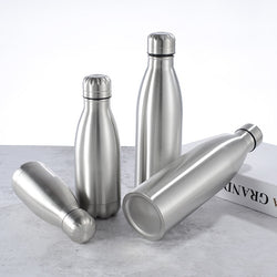 500/1000ml Stainless Steel Water Bottle Portable BPA free Water Drinking Bottle Gym Sports Cycling Drinkware Kids School Gifts