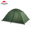Naturehike 2 People Ultralight 20D Camping Tent Outdoor Cycling Trekking Hiking Backpacking Tents Waterproof PU4000 Green Orange