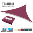 5x5x5M Wine red Sun Shade Sail Canopy for 98%UV Block For Outdoor Facility&Activities Patio Garden Backyard Awning