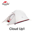 Naturehike Cloud Up Serie 123 Upgraded Camping Tent Waterproof Outdoor Hiking Tent 20D 210T Nylon Backpacking Tent With Free Mat