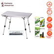 Folding Camping Table Outdoor BBQ Backpacking Aluminum Alloy Desk Furniture Computer Bed Portable Durable Barbecue Lightweight