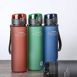 New 400ml/560ml Portable Sports Water Bottle BPA Free Leak-Proof My Cute Plastic Water Bottles Student Kids Durable Drinkware