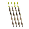 18cm Aluminument Tent Pegs Nails with Rope Stake Camping Hiking Equipment Outdoor Traveling Tent Sand Ground Accessories
