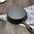 Cast Iron Frying Pan Non-stick Uncoated Saucepan Egg Pancake Cooking Pan Home Kitchen Outdoor BBQ Skillet ( 16cm,20cm,26cm )