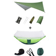Pop-Up Portable Camping Hammock with Mosquito Net and Sun Shelter,Parachute Swing Hammocks Rain Fly Hammock Canopy Camping Stuff