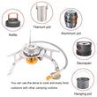 X-eped Camping Gas Stove Portable Folding Outdoor Backpacking Stove Tourist Equipment For Cooking Hiking Picnic 3500W