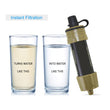 Camping Mini Survival Water Filter Straw Portable Osmose Waterfilter System Sport Outdoor Wasser Filter