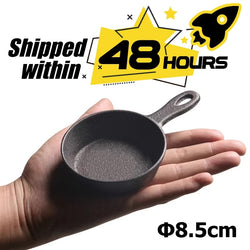 8.5CM Cast Iron Skillet, Non-stick Mini Egg Frying Pan for Gas Induction Cooker, Kitchen Cooking Tools Cookware