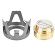 Portable Mini Alcohol Stove Burner Outdoor Ultralight Brass Camping Cooking Stove Outdoor Camping Backpacking Tourist Burner