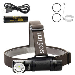 Sofirn SP40 Headlamp LED Cree XPL 18650 USB Rechargeable Head lamp 1200lm Bright Outdoor Fishing Headlight Magnet Tail Cap
