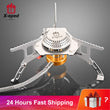 X-eped Camping Gas Stove Portable Folding Outdoor Backpacking Stove Tourist Equipment For Cooking Hiking Picnic 3500W