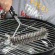 Kitchen Accessories BBQ Grill Barbecue Kit Cleaning Brush Stainless Steel Cooking Tools Wire Bristles Triangle Cleaning Brushes