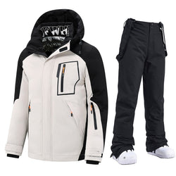 New 2022 Ski Suit Men Winter Windproof Thicken Warm Coat Snow Clothes Men Ski Sets Jacket Skiing And Snowboarding Suits Brands