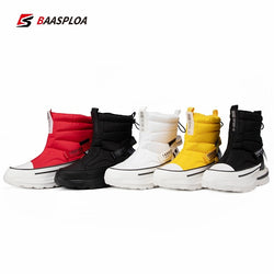 Baasploa 2021 Winter Shoes Boot Cotton Shoes Non-slip Wear-resistant Snow Boots High gang thick-soled Comfortable Female Shoes