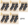 5 Pairs Thermal Socks Mens Winter Thick Cotton Colorful Young Casual Fashion Novelty Striped Warm Terry Socks Good Quality