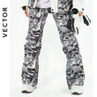 VECTOR Brand Winter Ski Pants Women Outdoor High Quality Windproof Waterproof Warm Snow Trousers Winter Ski Snowboarding Pants