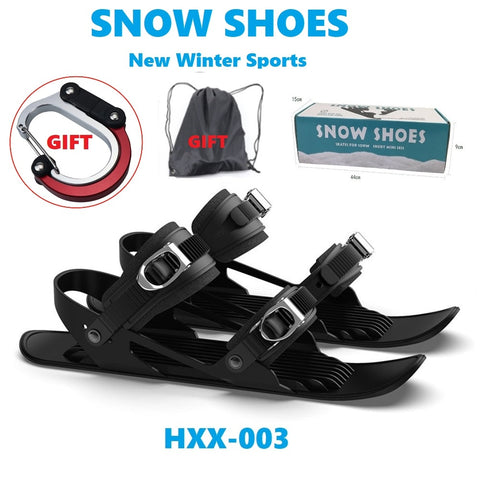 2021 New Mini Skis Skates for Snow Short Skis for Winter Shoes Snowskates Snowblades Skiboard Adjustable Bindings Resort Sports