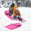 Durable Snow Sled Kids Adults Downhill Sledge Winter Toy Boat Flying Sleigh